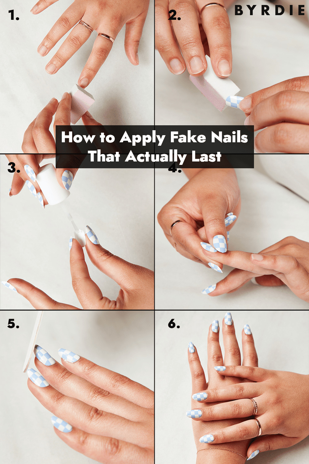How To Apply Fake Nails Without Glue