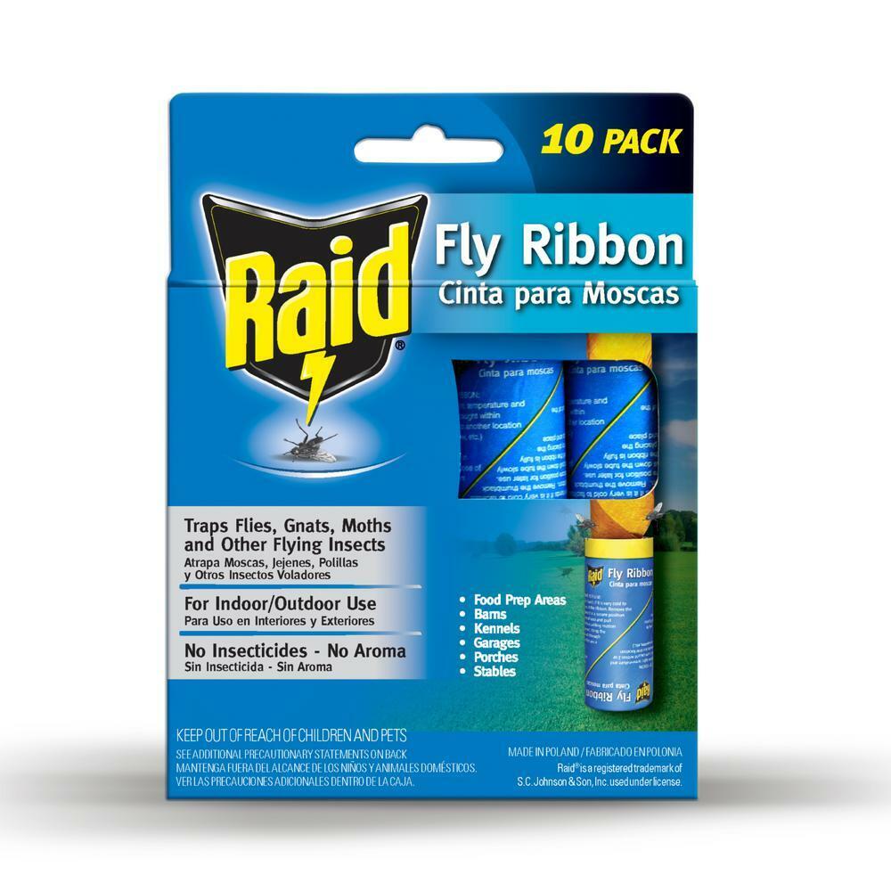How To Get Fly Ribbon Glue Off Walls
