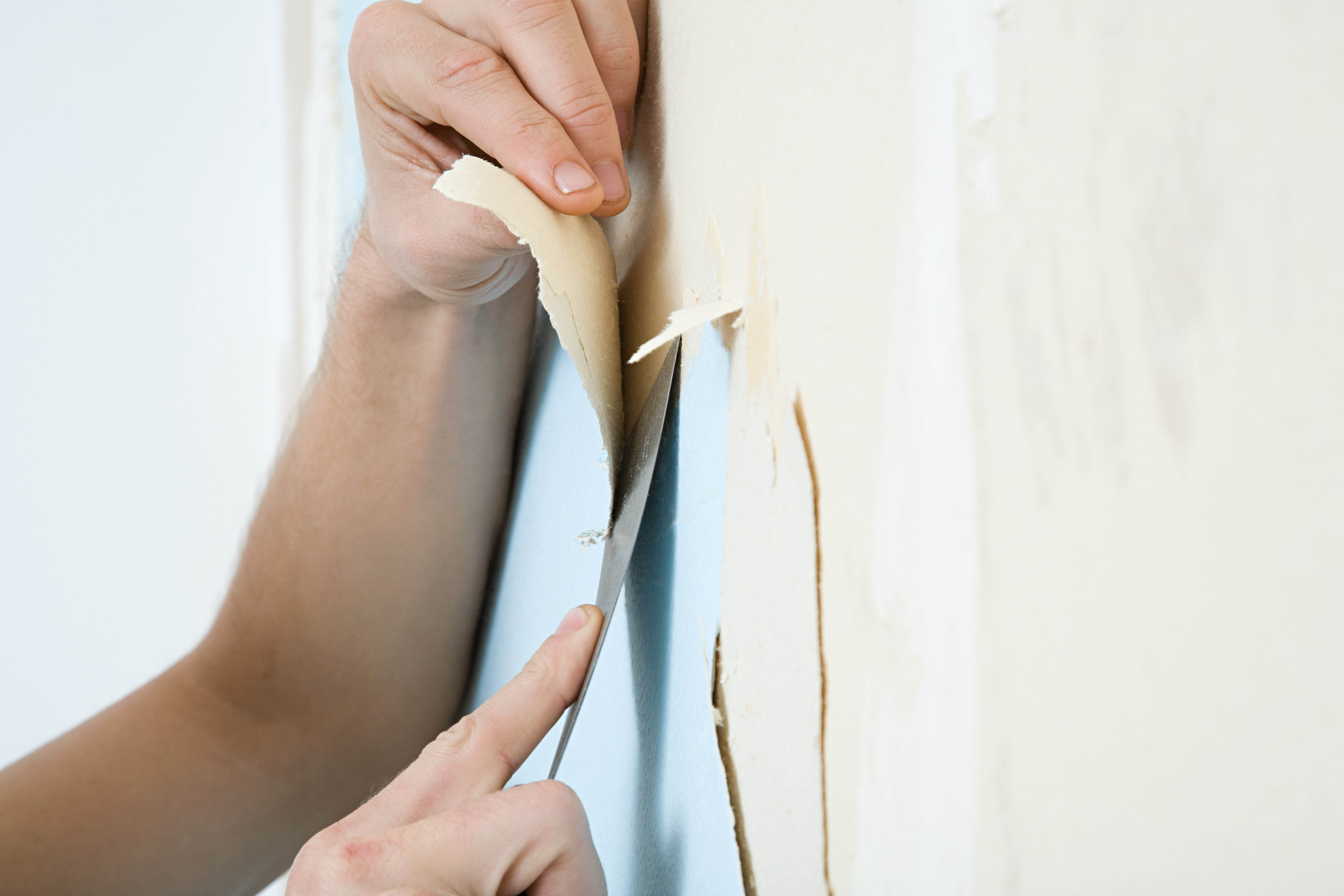 How To Get Wallpaper Glue Off Drywall