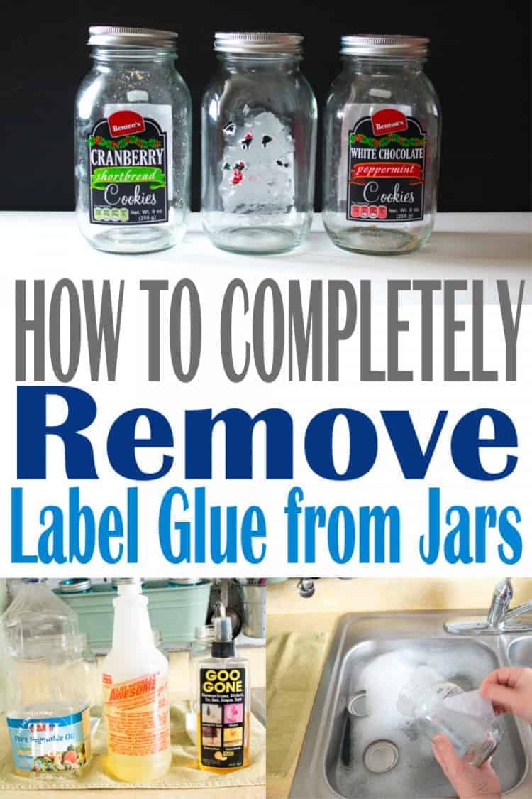 How To Remove Label Glue From Glass