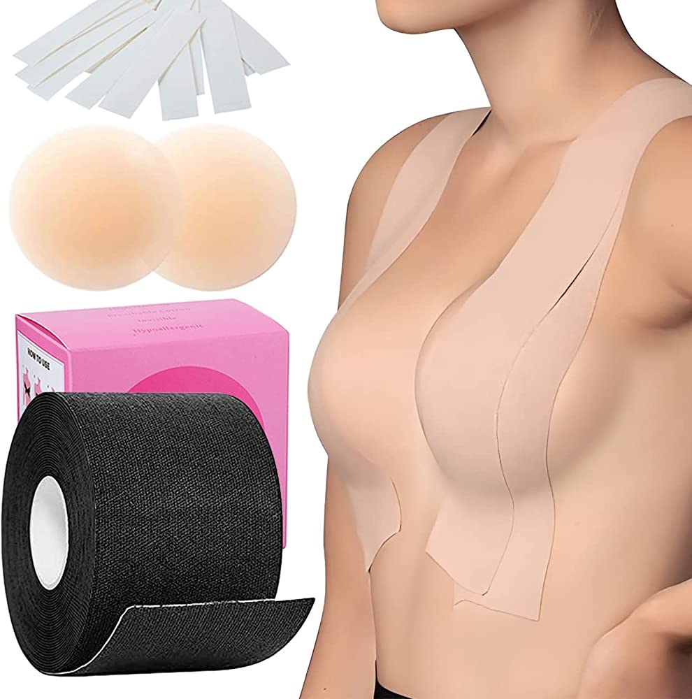 How To Use Adhesive Breast Tape