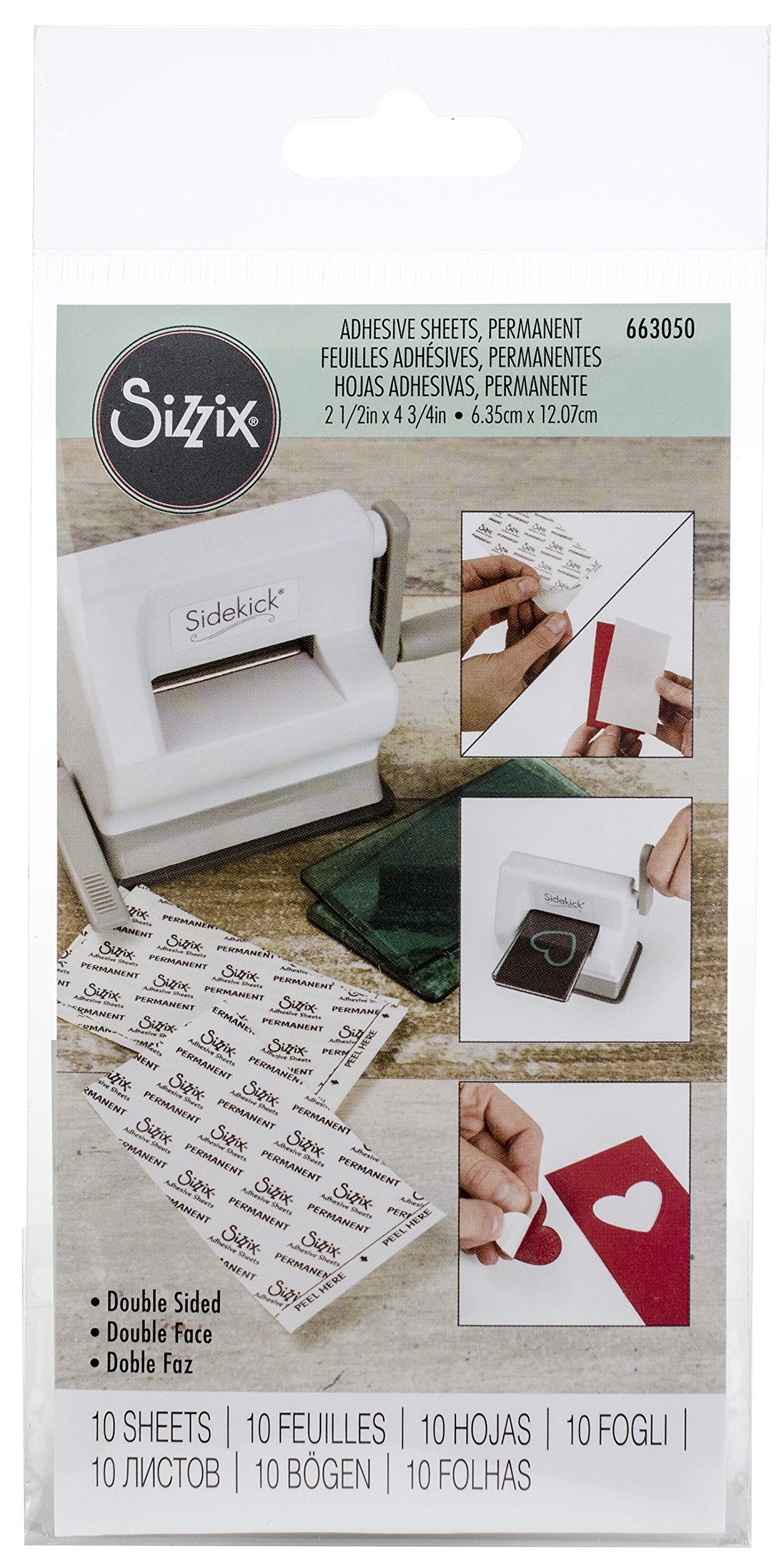 How To Use Sizzix Permanent Adhesive Sheets
