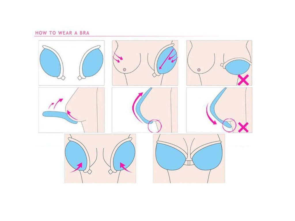 How To Wear Adhesive Silicone Bra